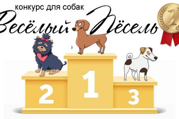 создание иллюстрации для конкурса собак "Веселый пёсель"