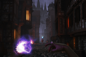 Концепт локации "Готический город"