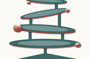 Декоративный плакат для конкурса странных новогодних елок