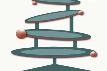 Декоративный плакат для конкурса странных новогодних елок