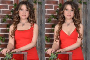 портретная ретушь, пластика, монтаж