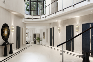 Визуализация дизайн -интерьера загородного дома