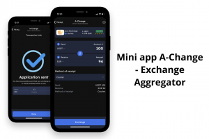Mini app A-Change - агрегатор обменников