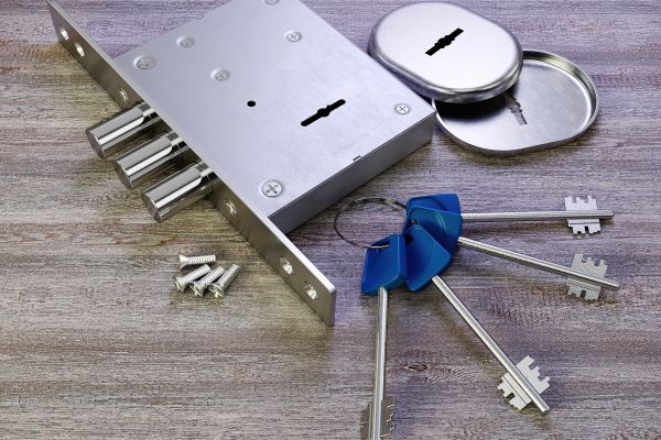 Сувальдный замок - моделирование и предметная визуализация.