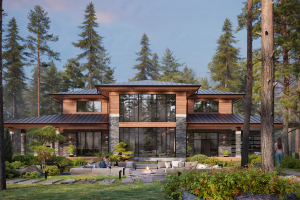 Визуализация загородного дома