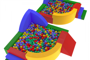 Предметная визуализация сухого бассейна для каталога интернет-магазина.