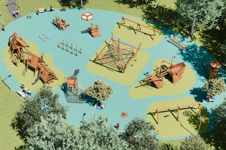 Реализация спортивных площадок (визуализация, расстановка оборудования) - 5618916