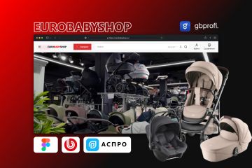 Разработка интернет-магазина EUROBABYSHOP для продаж качественных и надежных детских товаров
