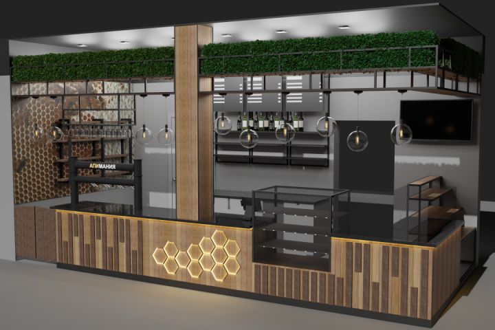 Дизайн барной стойки для коммерческих помещений - 5619224