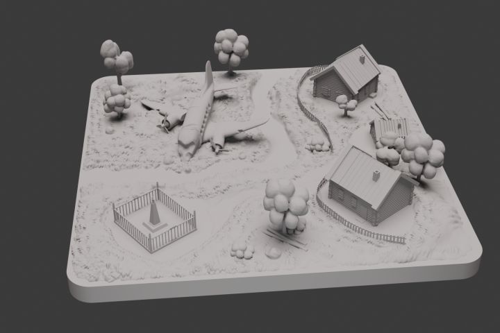 Моделирование инсталляции для 3D печати на 3D принтере - 5619239