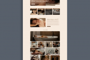 Дизайн сайта для спа салона