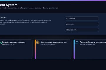 Анализатор аудитории чатов в телеграм с использованием ИИ