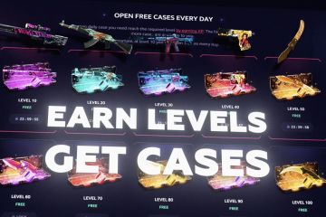 Видео дизайн презентации функций сайта по продаже скинов CS 2