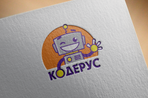 Логотип "Кодерус" для школы программирования
