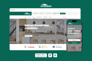 Разработка сайта по установке кухонь "PCS"