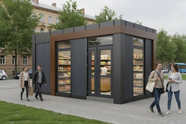 Визуализация НТО (киоск/павильон) - 5620827