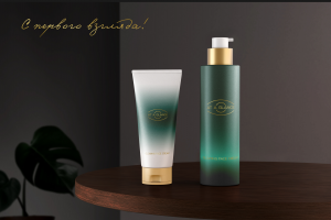 логотип и дизайн упаковки косметики  at a glance