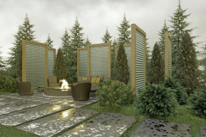 В укромном уголке сада