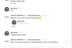 Разработка и запуск бота в ВКонтакте для увеличения продаж