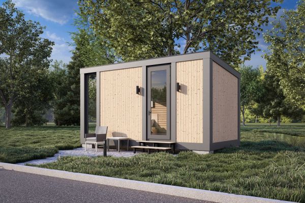 Типовой домик для коттеджного поселка "Жирафы" 15 кв.м.