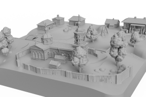 Модель для печати на 3D принтере "Времена Минха"