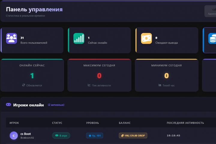 Разработка Telegram-игры с механикой кликера и виртуальной экономикой - 5622715