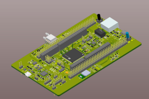 Отладочная печатная плата на базе STM32 и различных модулей