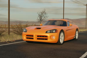 3D модель автомобиля Dodge Viper (моделирование по чертежам)