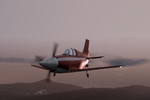 3D Модель самолёта с анимацией