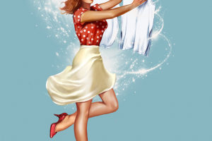 Иллюстрация для упаковки порошка