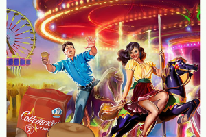 иллюстрации для упаковки мороженого Русский стандарт