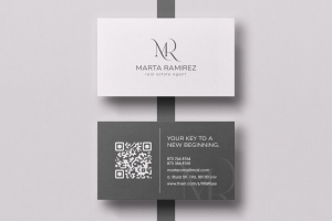 Разработка дизайна визитки для интерьер агентства