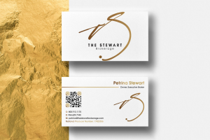 Разработка дизайна визитки для брокера