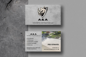 Разработка дизайна визитки компании