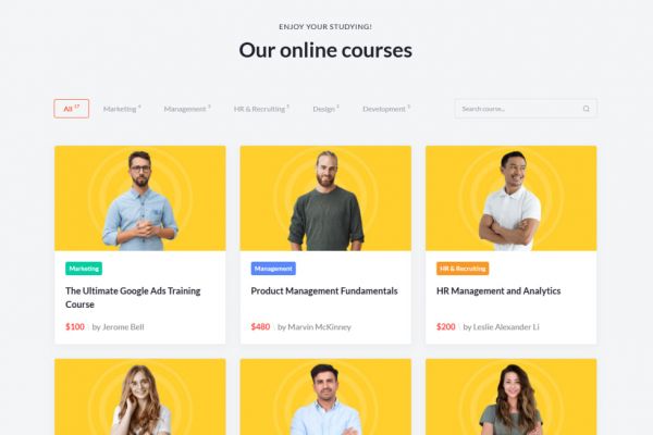 Продажа курсов