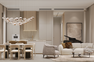 Дизайн интерьера дома в коттеджном посёлке «Nordic» 250 м²