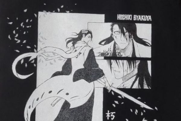 Роспись шоппера Бьякуя