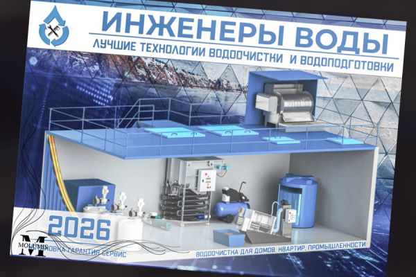 Создание календаря для компании ИНЖЕНЕРЫ ВОДЫ