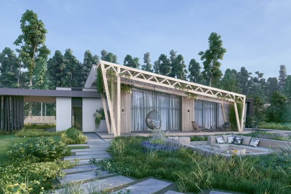 Проект индивидуального дома 150м2 УЮТНЫЙ