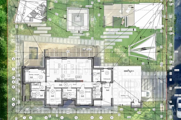 Адаптация типового дома под участок / пилотный дом для строительства