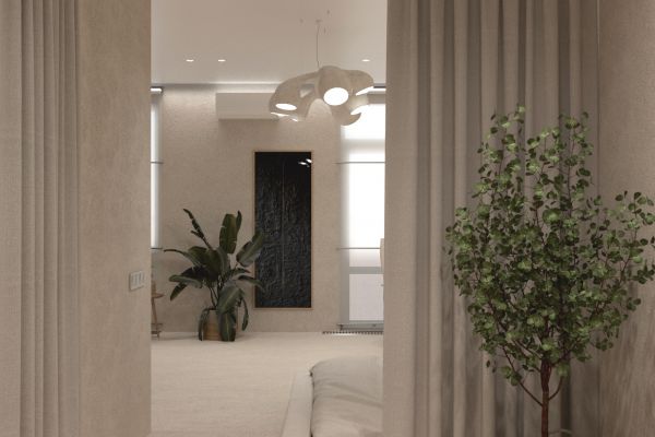 Дизайн интерьера современной прихожей в стиле ваби-саби