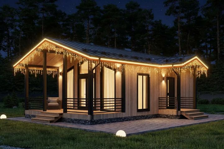 Визуализация освещения / неон / гирлянды / неоновые вывески / фасады для бизнеса