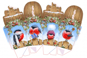 Иллюстрация для новогодней упаковки