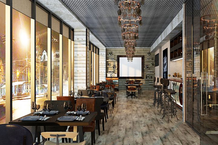 пилотный эскиз кафе,ресторана,бара,коворкинга до 120 м.кв.