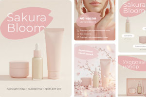 Карусель карточек для маркетплейса (косметика)