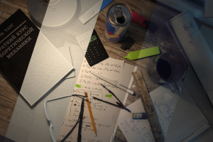 Стол студента