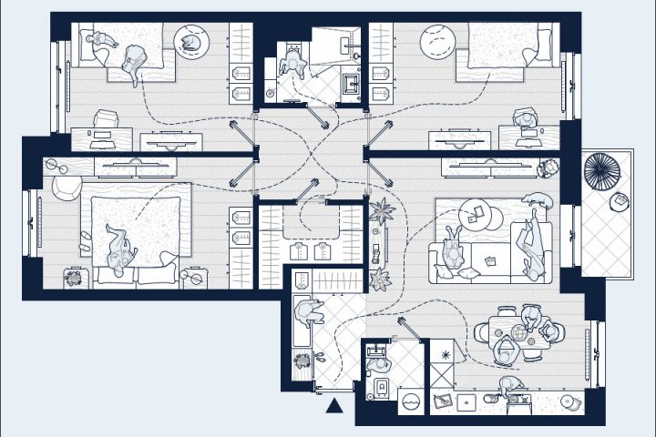 Планировочное решение [Студия] - 5627604