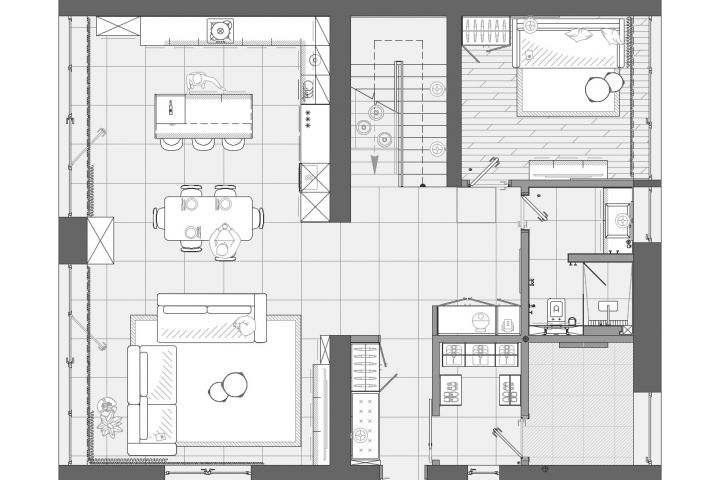 Планировочное решение [Дом/коттедж] - 5627610