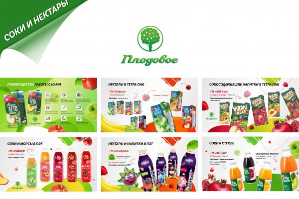 Разработка презентации для компании Плодовое