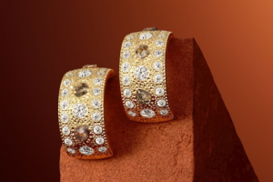 Talisman small hoop earrings